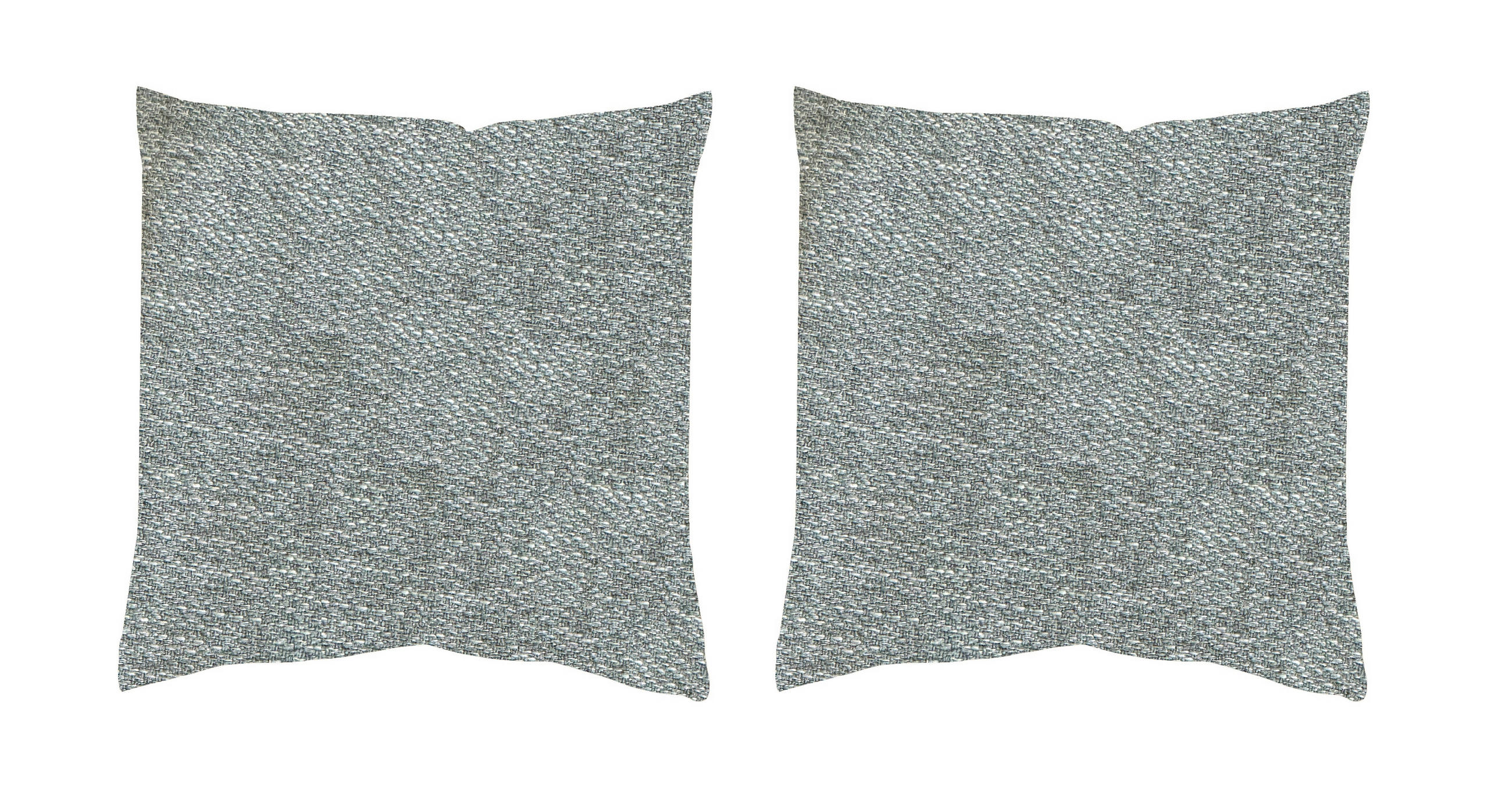 KISSENHÜLLEN-SET FJELLA 40/40 cm  - Salbeigrün, Basics, Textil (40/40cm)