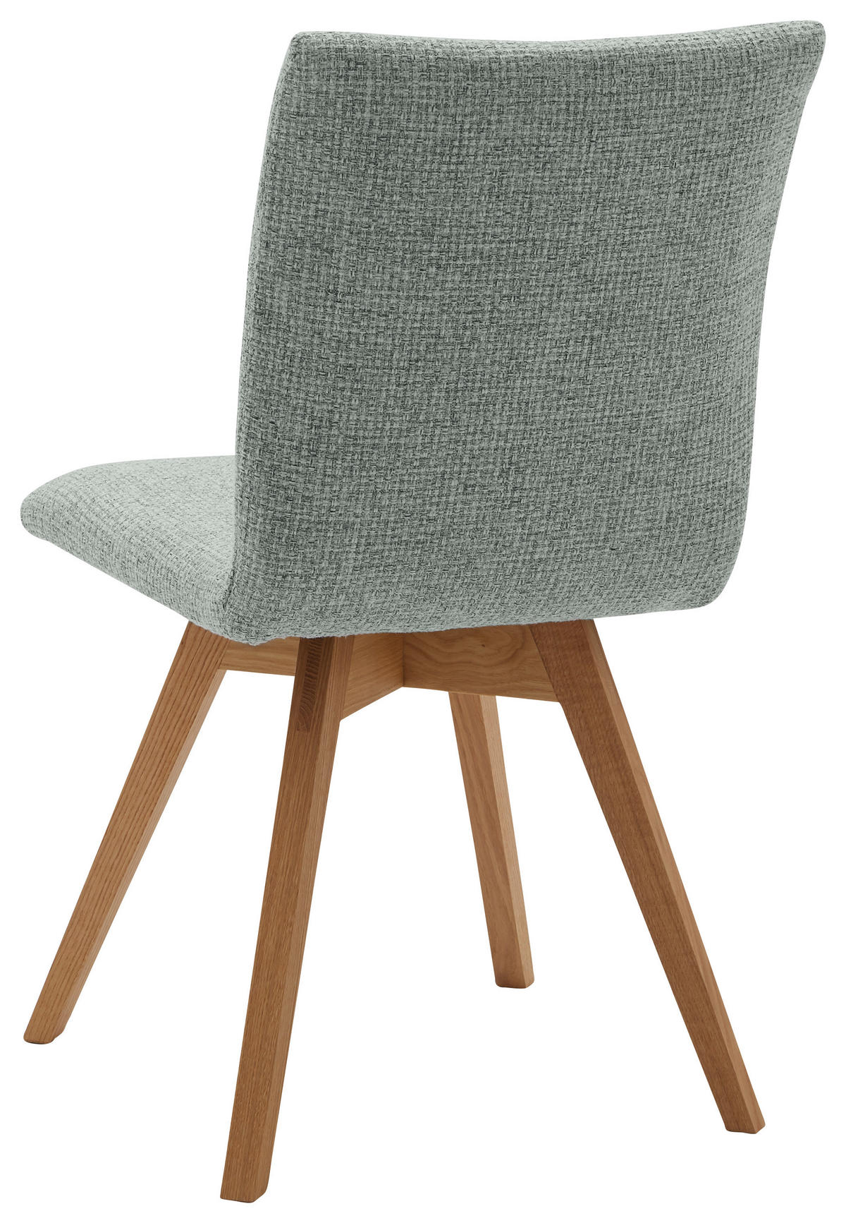 STUHL in Holz, Textil Eichefarben, Mintgrün  - Eichefarben/Mintgrün, KONVENTIONELL, Holz/Textil (49/93/44cm) - Valnatura