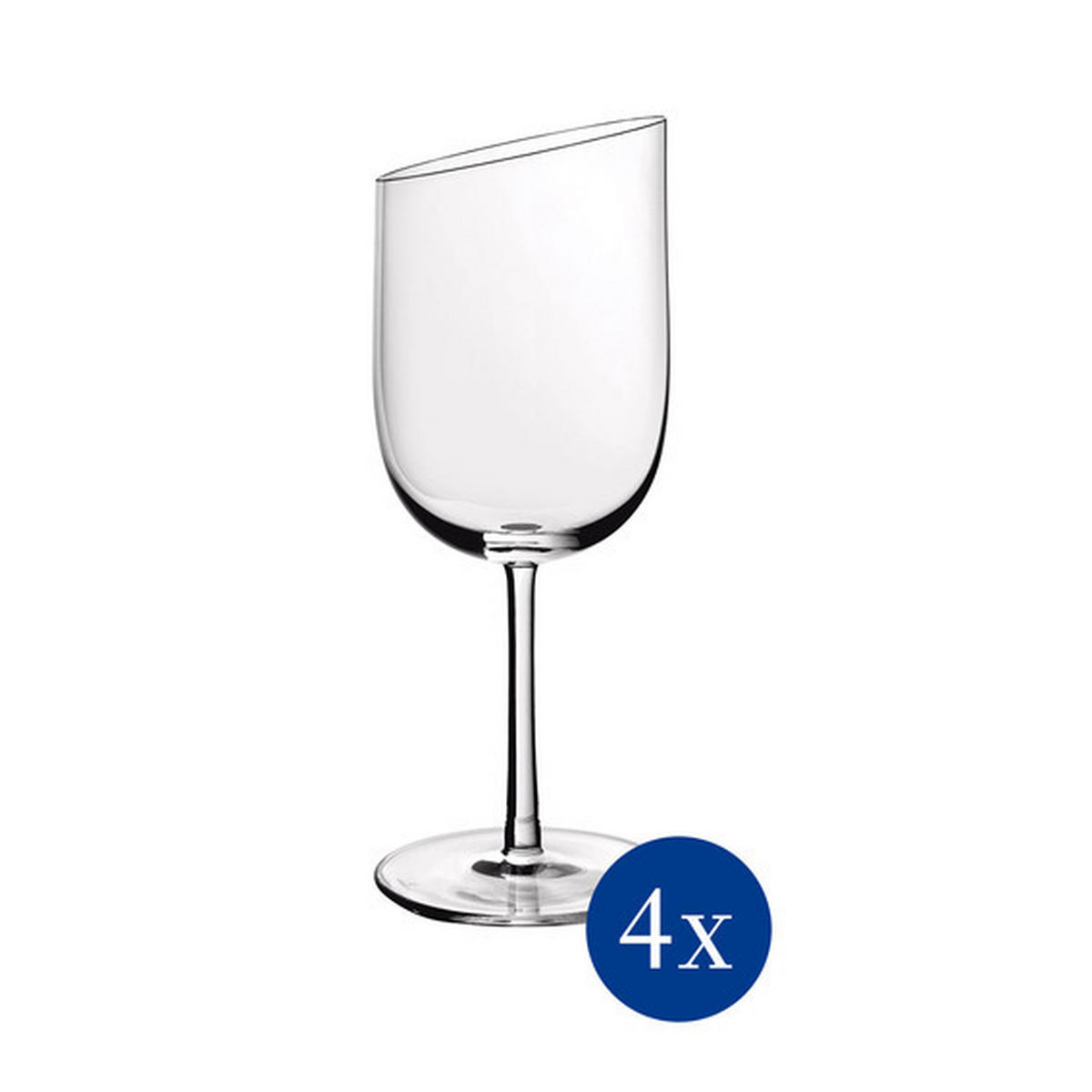 GLÄSERSET New Moon 4-teilig  - Transparent, Design, Glas (120ml) - Villeroy & Boch