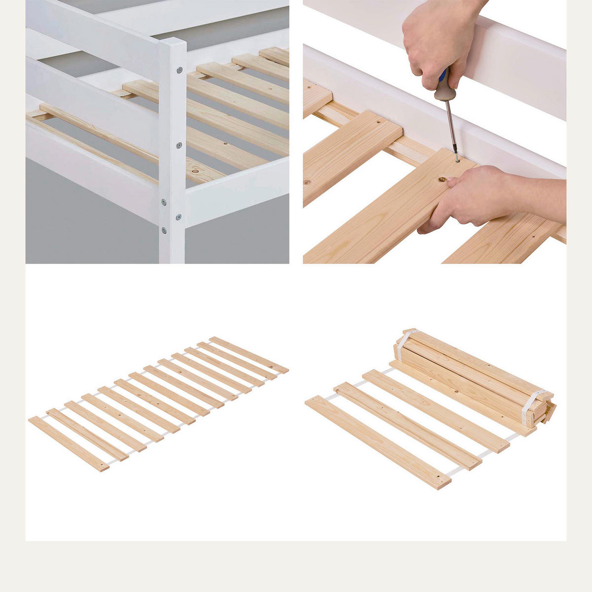 ETAGENBETT 70/160 cm Naturfarben  - Naturfarben, MODERN, Holz (70/160cm) - MID.YOU