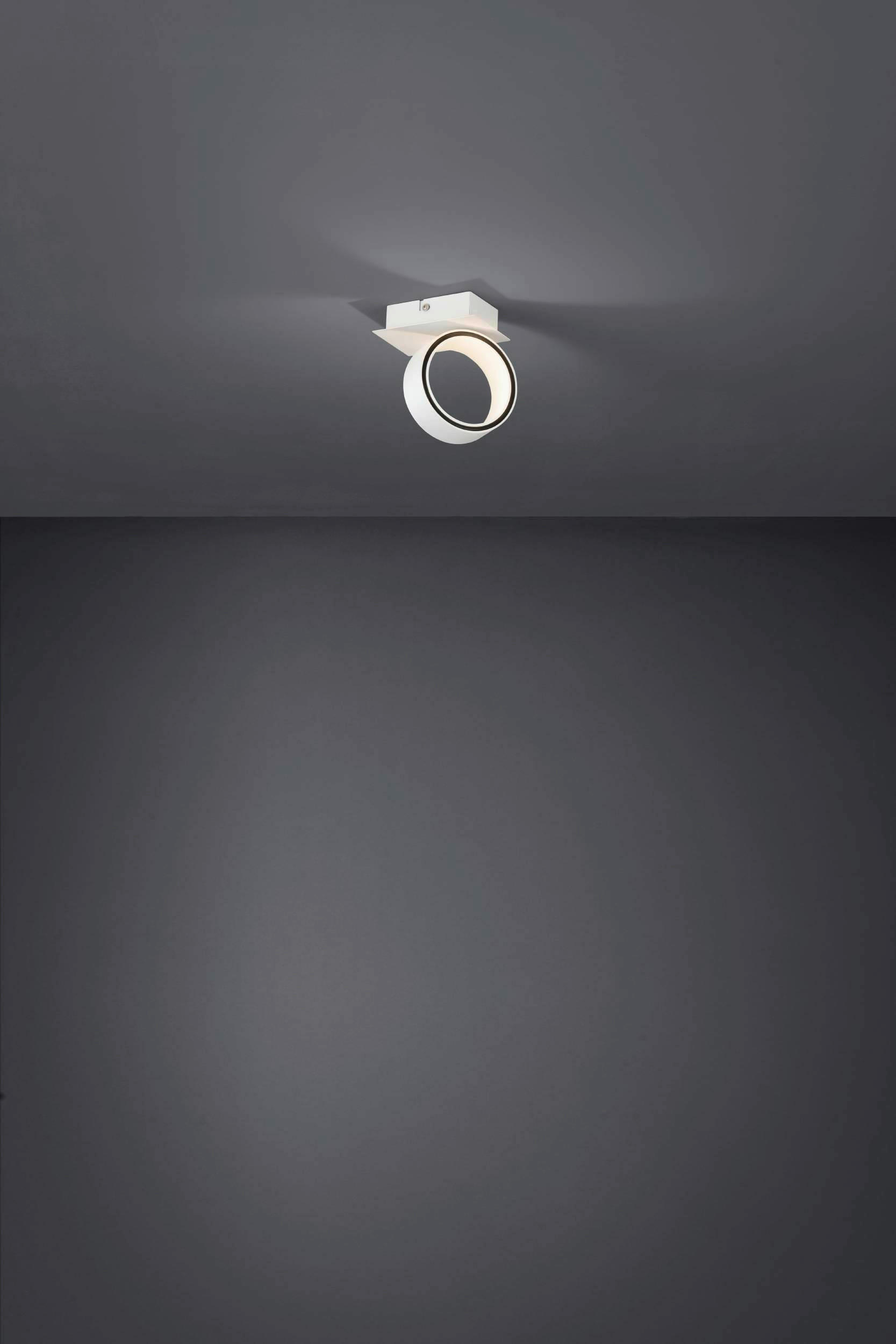 APLICĂ DE PERETE CU LED - alb, Konventionell, metal (8/13,5cm)