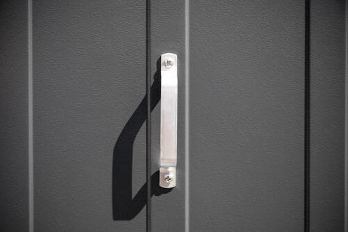GERÄTESCHRANK 89/113/138 cm  - Anthrazit, Basics, Metall (89/113/138cm)