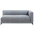 SOFAELEMENT in Textil Grau - Schwarz/Weiß, Design, Textil/Metall (190/72cm) - Rolf Benz SOFAELEMENT in Textil Grau - Schwarz/Weiß, Design, Textil/Metall (190/72cm) - Rolf Benz
