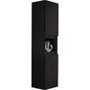 HOCHSCHRANK 40/163/30 cm  - Dunkelgrau, Design, Glas/Holzwerkstoff (40/163/30cm) - Novel