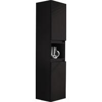 HOCHSCHRANK 40/163/30 cm  - Dunkelgrau, Design, Glas/Holzwerkstoff (40/163/30cm) - Novel