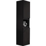 HOCHSCHRANK 40/163/30 cm  - Dunkelgrau, Design, Glas/Holzwerkstoff (40/163/30cm) - Novel