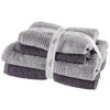 FROTTIERSET BATONI Grau 4-teilig  - Grau, Basics, Textil - Vossen