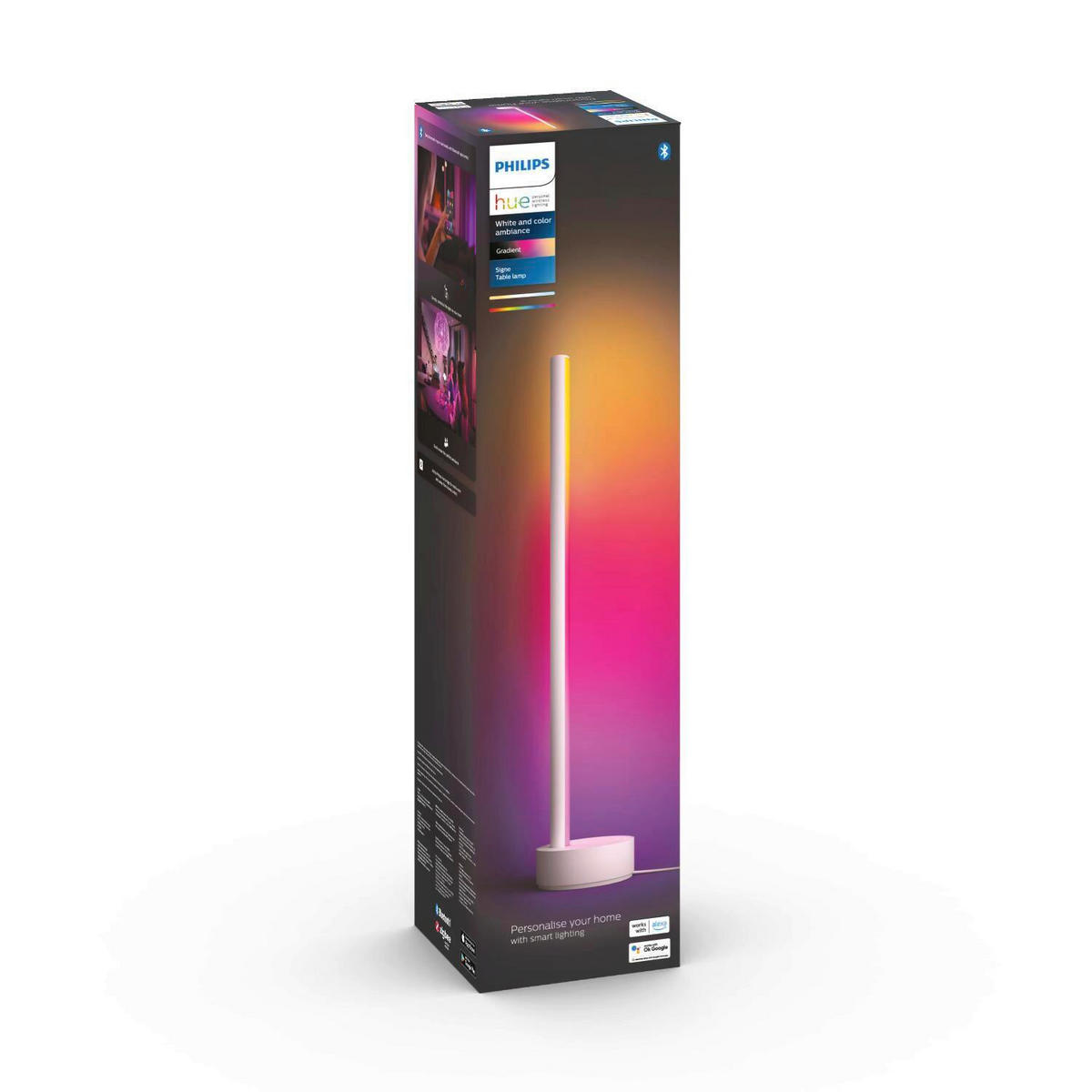 LED-STEHLEUCHTE - Weiss, Design, Metall (11/55.3cm) - Philips HUE