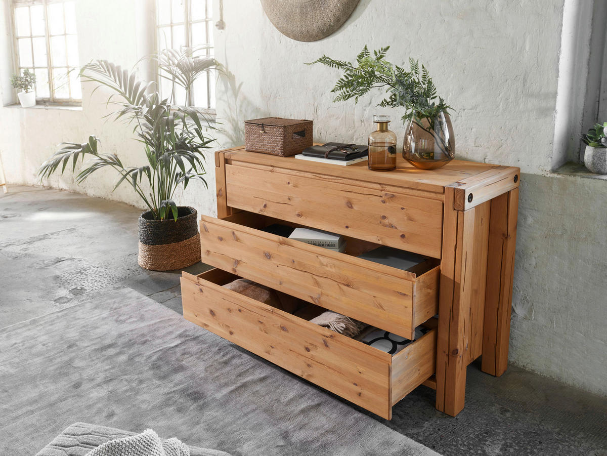KOMMODE  in 138/88/44 cm  - Eichefarben/Honig, Basics, Holz (138/88/44cm) - Livetastic