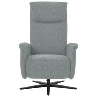 RELAXSESSEL Textil Grau  - Schwarz/Grau, Design, Textil/Metall (77/115/89cm) - Pure Home Comfort