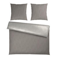 WENDEBETTWÄSCHE STRIPES DK Satin 200/200 cm  - Silberfarben, Design, Textil (200/200cm) - Dieter Knoll