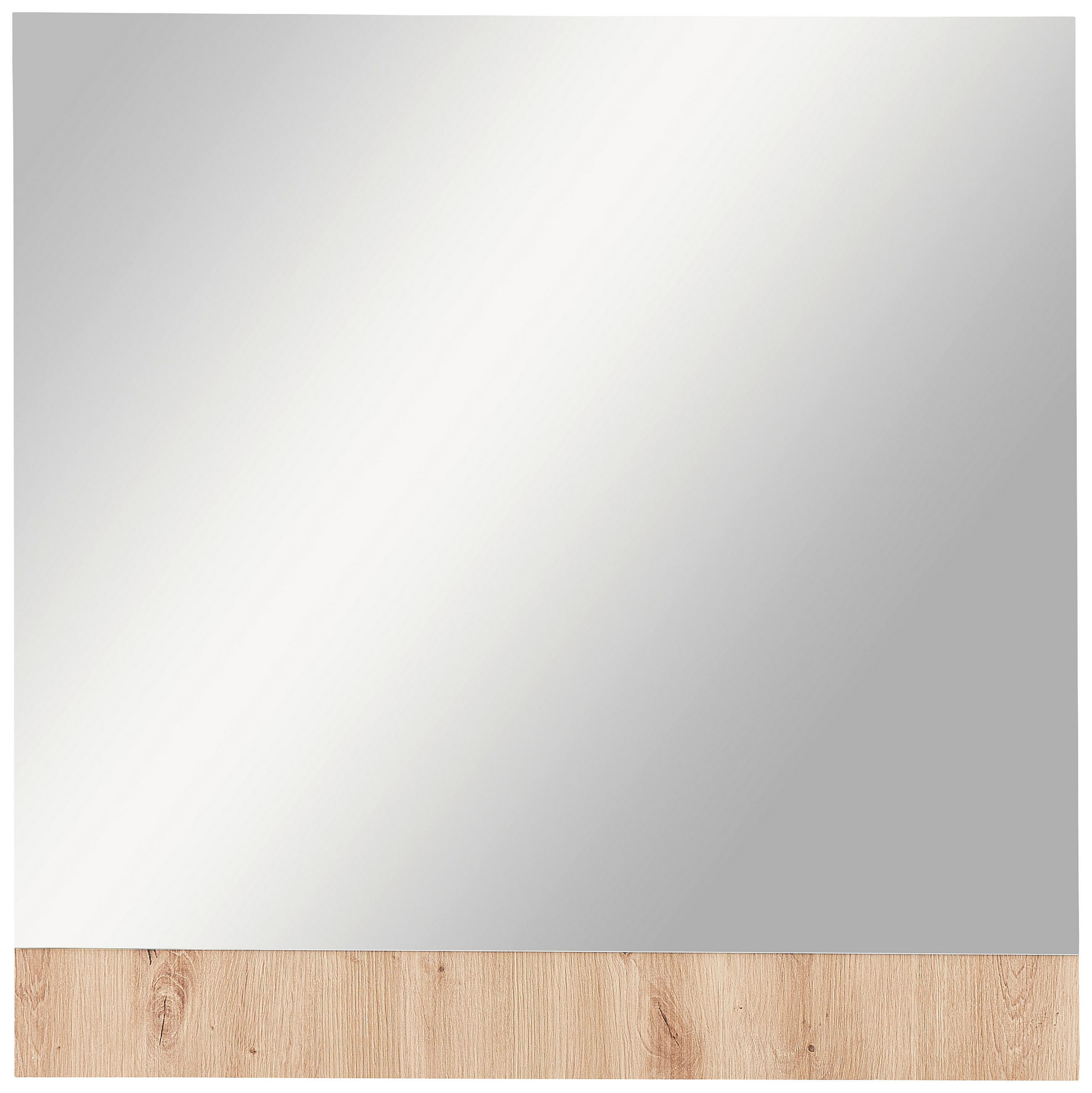 WANDSPIEGEL 84/84/2 cm    in quadratisch  - Naturfarben, Basics, Glas/Holzwerkstoff (84/84/2cm) - Xora