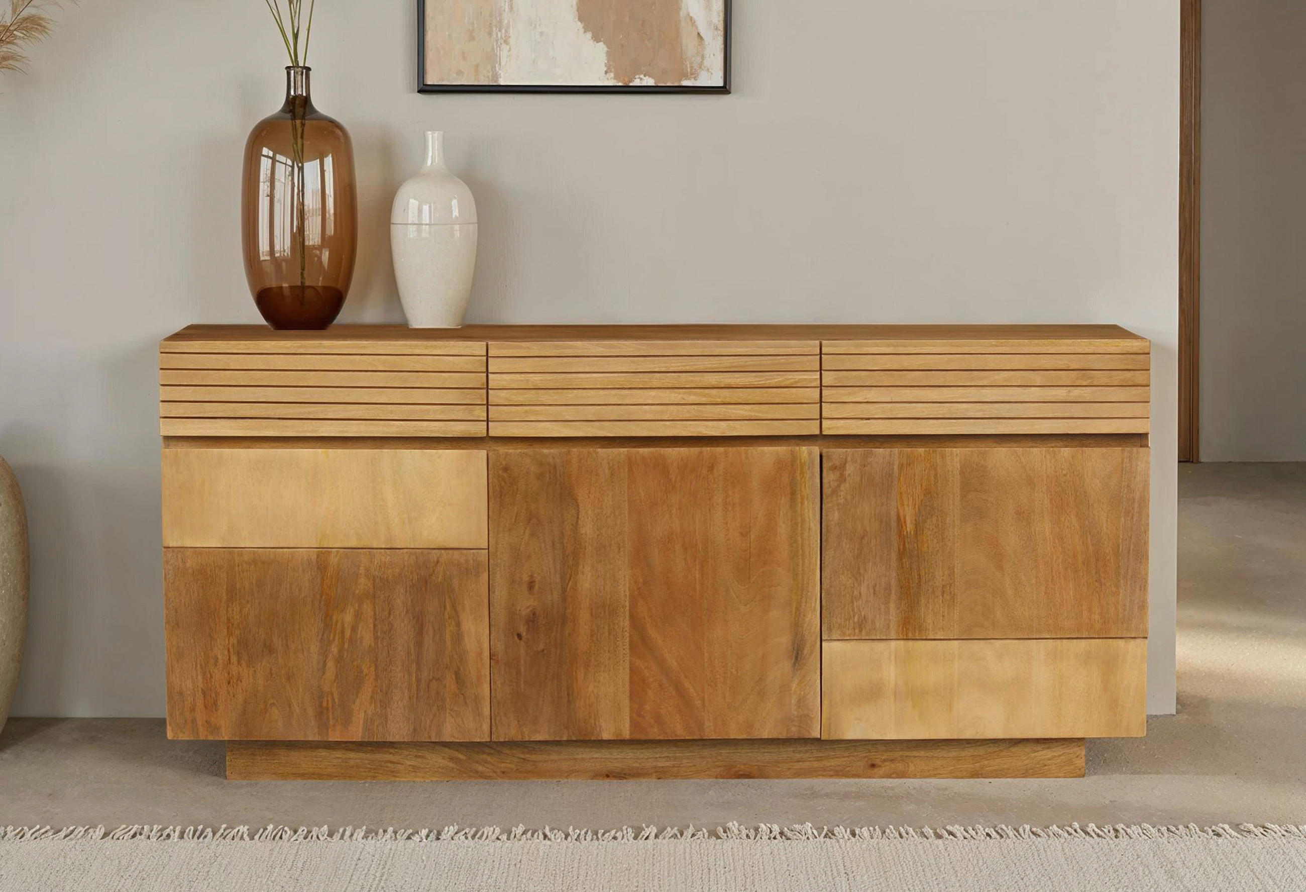 SIDEBOARD  in 170/77/40 cm  - Hellbraun/Naturfarben, Natur, Holz (170/77/40cm) - Livetastic