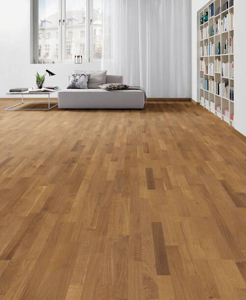 PARKETTBODEN Living by HARO PARKETT 2500 SB  per  m² - Mokka, Basics, Holzwerkstoff (18/220cm) - Living by HARO