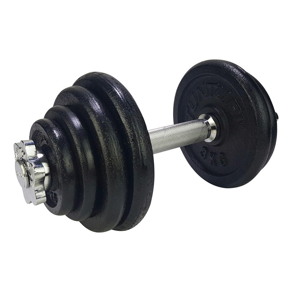 HANTELSET  - Schwarz, KONVENTIONELL, Metall (35/17,4/17,4cm)