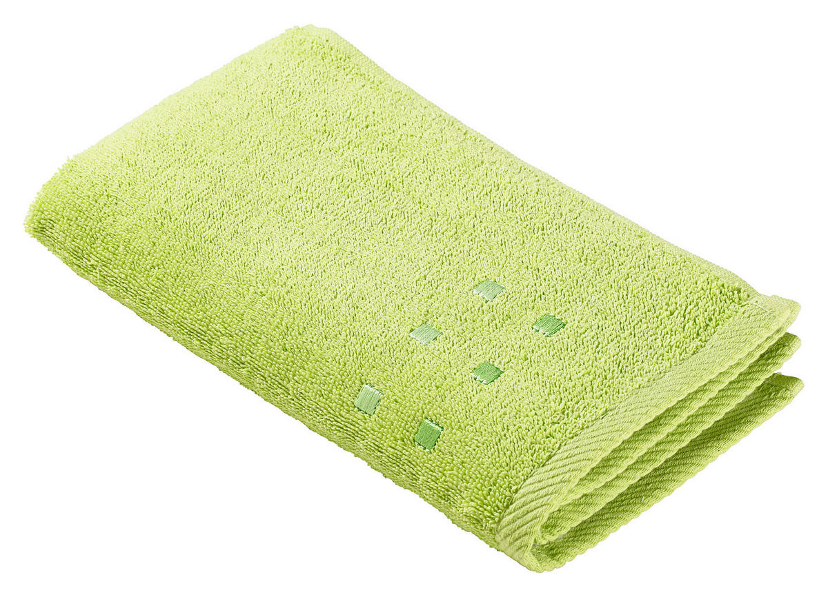 GÄSTETUCH Quattro Grün 30/50 cm  - Grün, Konventionell, Textil (30/50cm) - Esposa