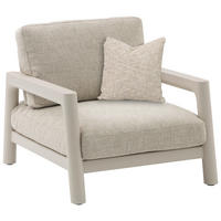 LOUNGESESSEL Sandfarben, Mokka Aluminium  - Sandfarben/Mokka, Design, Kunststoff/Textil (85/74,5/103,5cm) - Zebra 