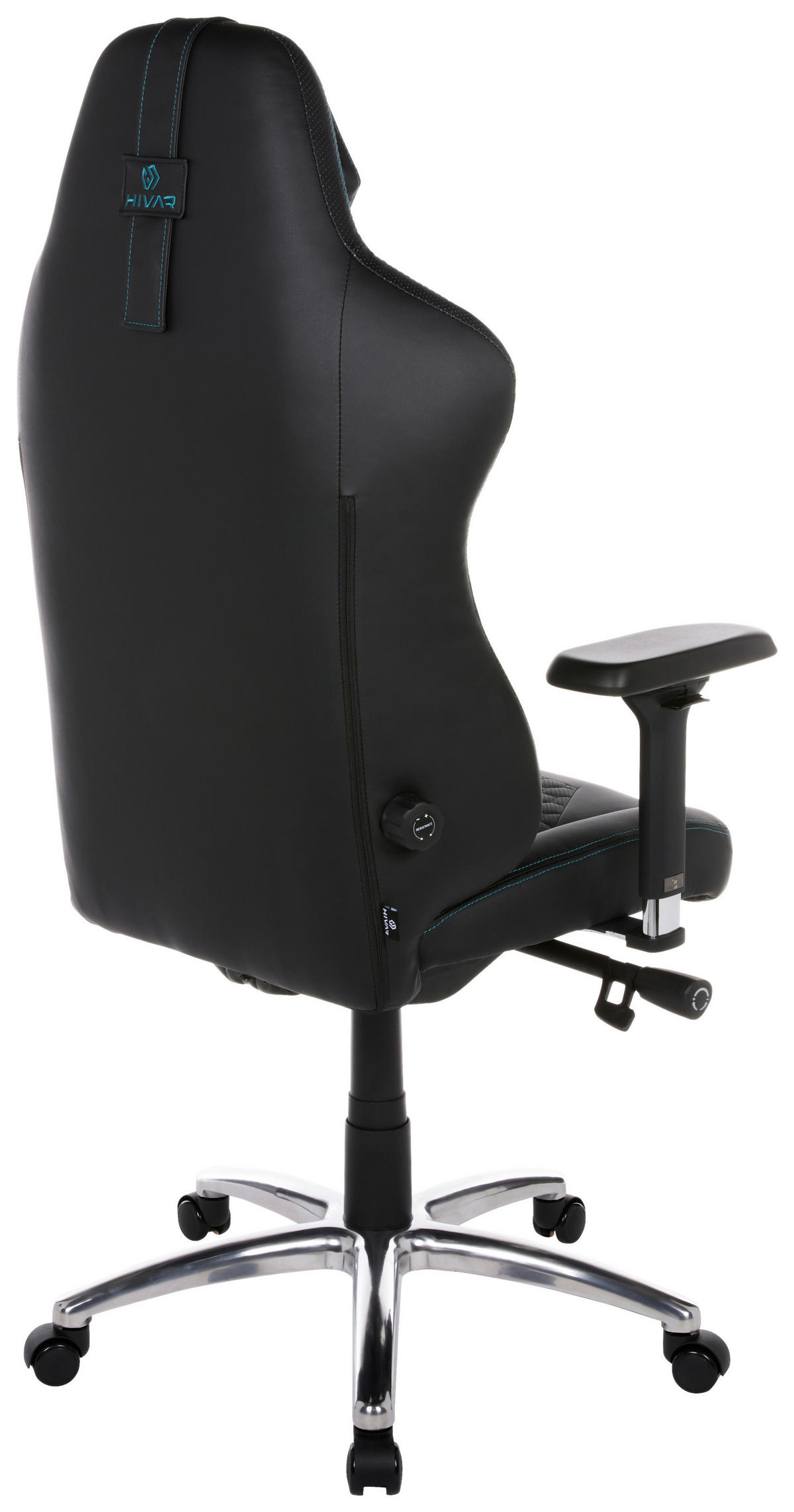 ORBICAL Onyx Silver Schwarz, Silberfarben, Türkis Metall, Textil   - Türkis/Silberfarben, LIFESTYLE, Textil/Metall (79/142/77cm) - HIVAR