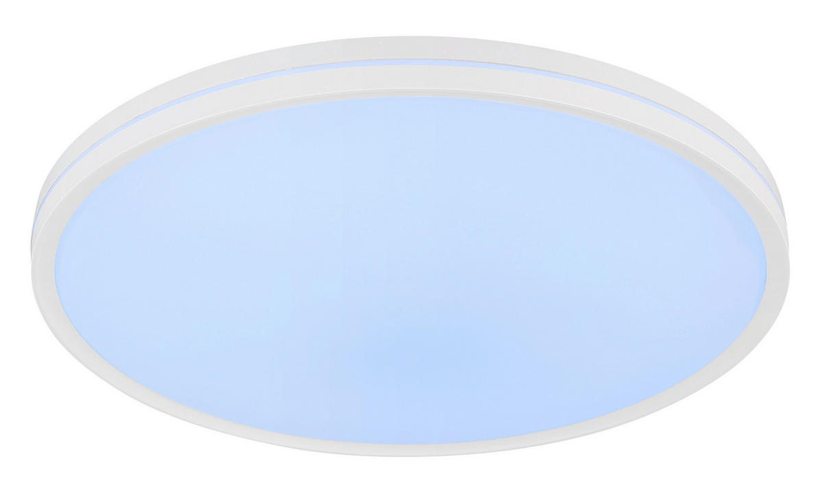 STROPNA LED-SVETILKA  Dwain   2700-6500 K 230 V  - bela, Design, umetna masa (37/7cm) - Globo