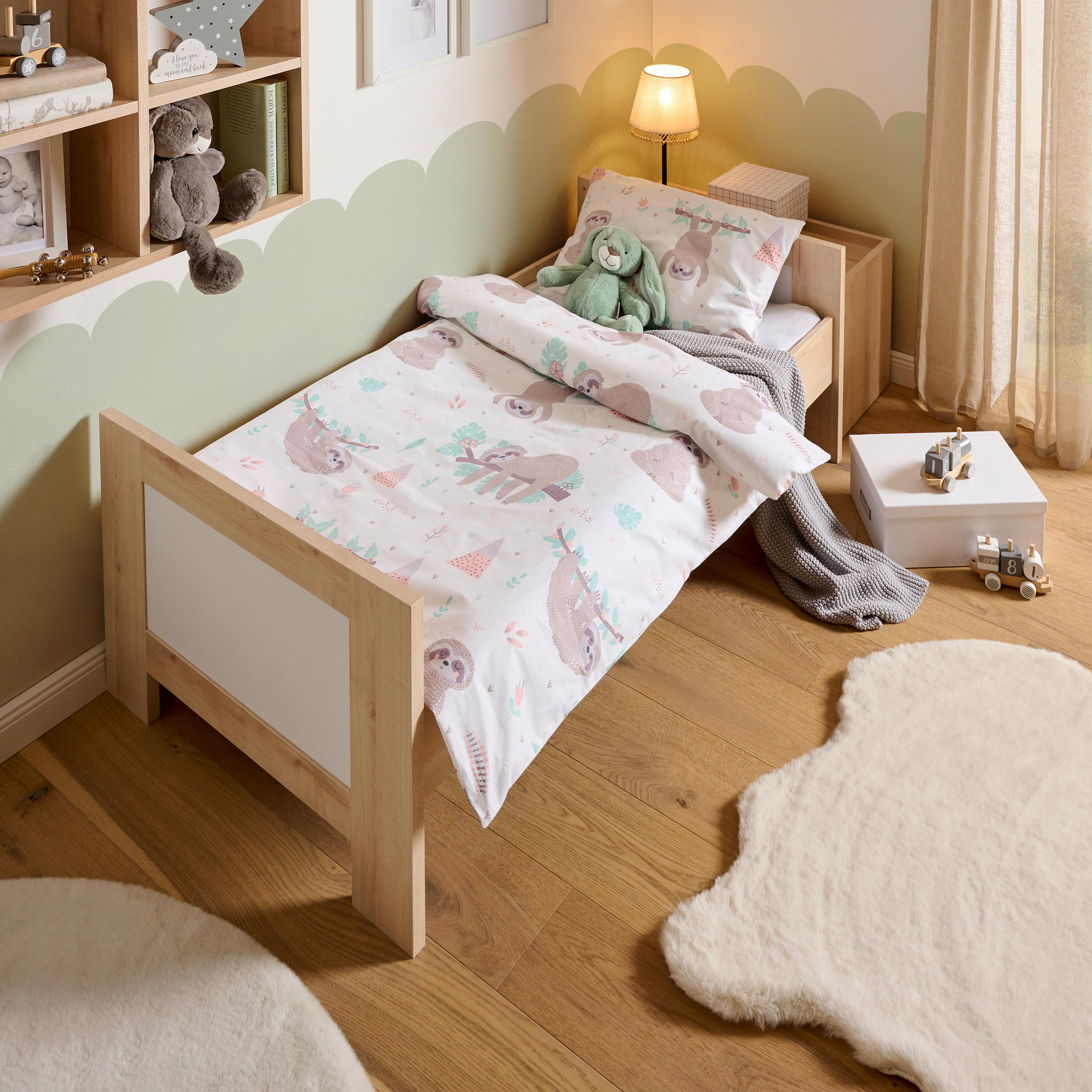 POVLEČENÍ PRO MIMINKO 100/135 cm  - šedohnědá, Basics, textil (100/135cm) - Patinio