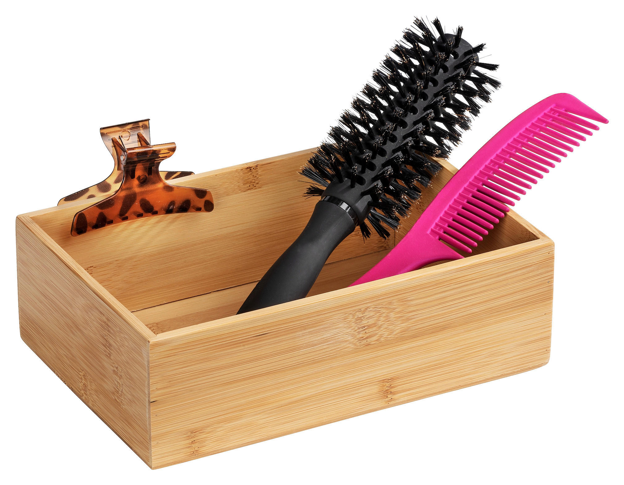ORGANIZÉR hnědá - hnědá, Basics, dřevo (22/7/15cm)