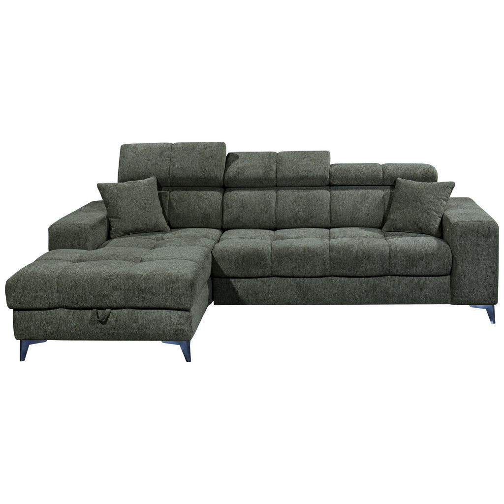 MID.YOU ROHOVÁ SEDAČKA, textil, tmavozelená