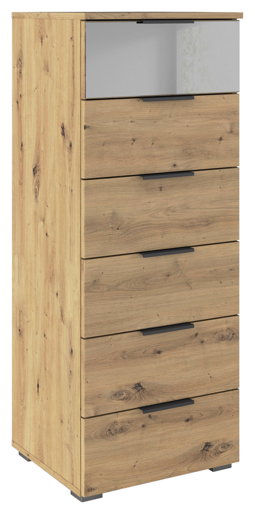 KOMMODE 47/119/42 cm  in  - Alufarben, MODERN, Glas/Holzwerkstoff (47/119/42cm) - Rauch Möbel