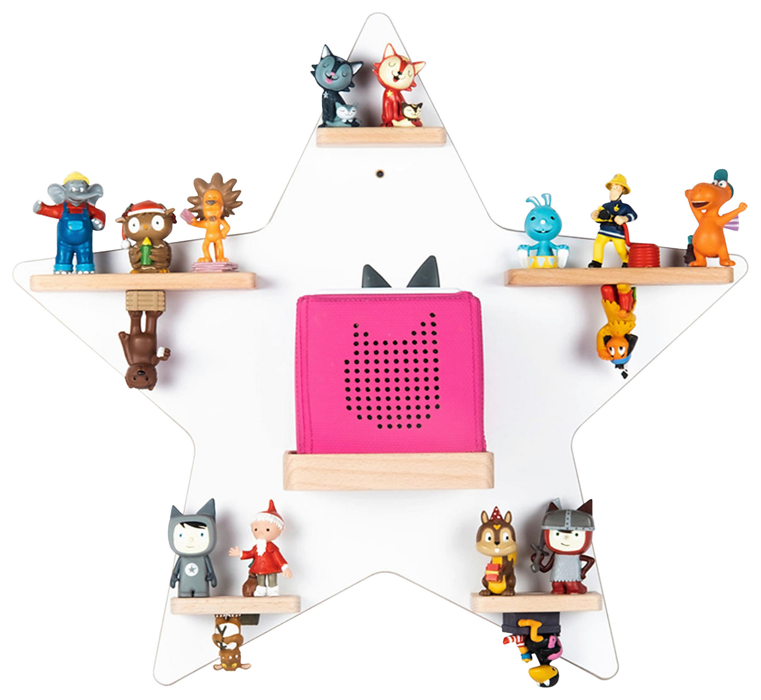KINDERREGAL Weiß - Weiß, MODERN, Holzwerkstoff (52/55/19cm) - MID.YOU