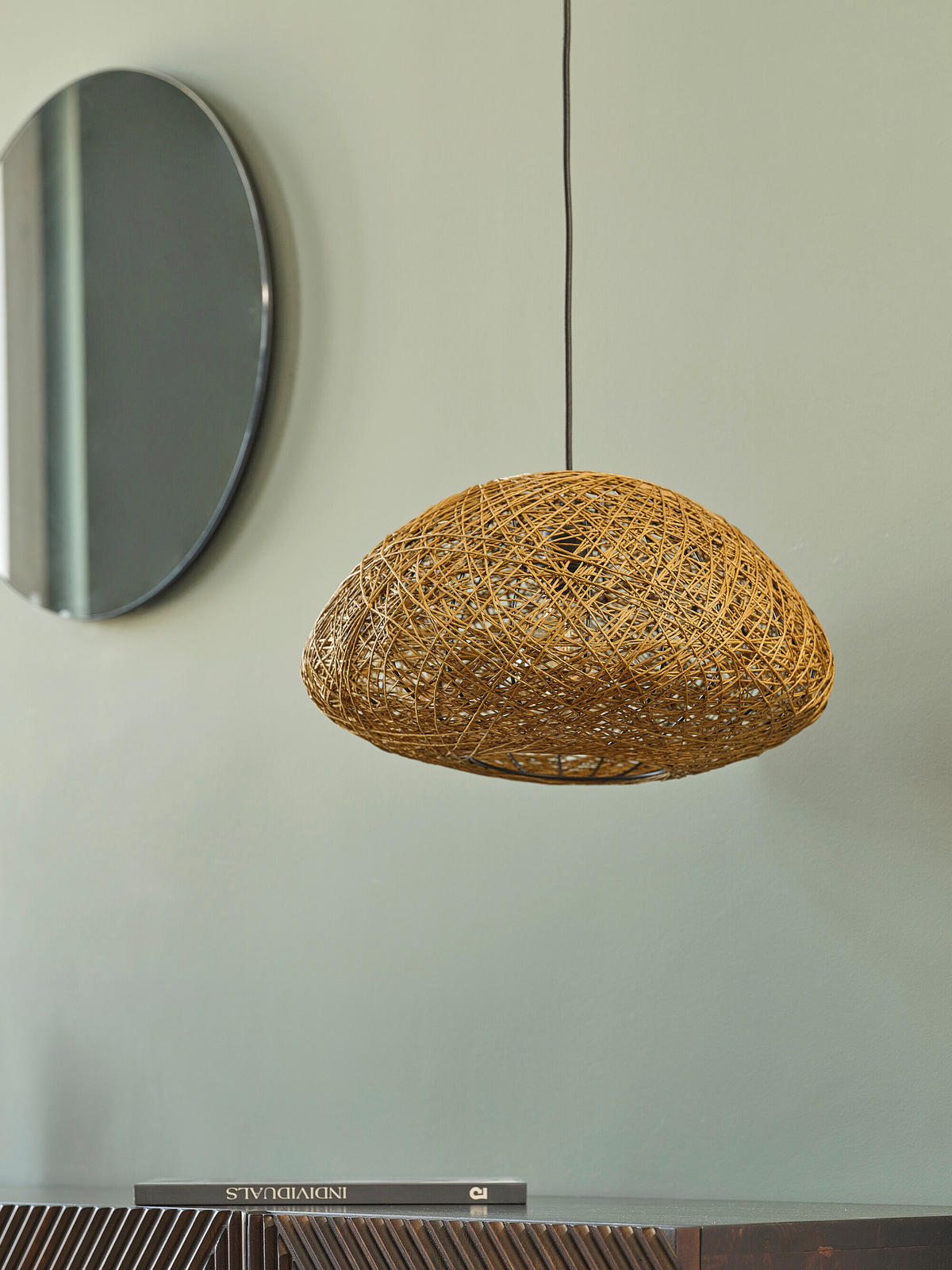 HÄNGELEUCHTE 39.5/150 cm  - Beige, Basics, Papier/Metall (39.5/150cm) - Osram