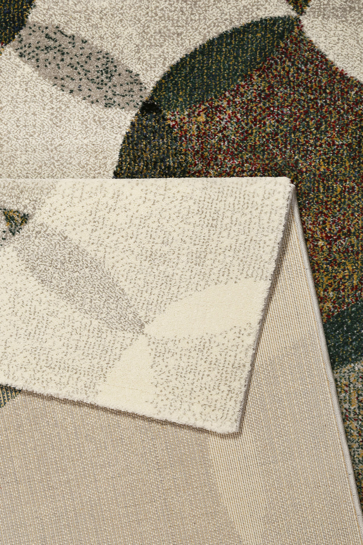 WEBTEPPICH 133/200 cm Modernina Grün, Multicolor, Dunkelgrün, Olivgrün  - Dunkelgrün/Multicolor, KONVENTIONELL, Textil (133/200cm) - Esprit