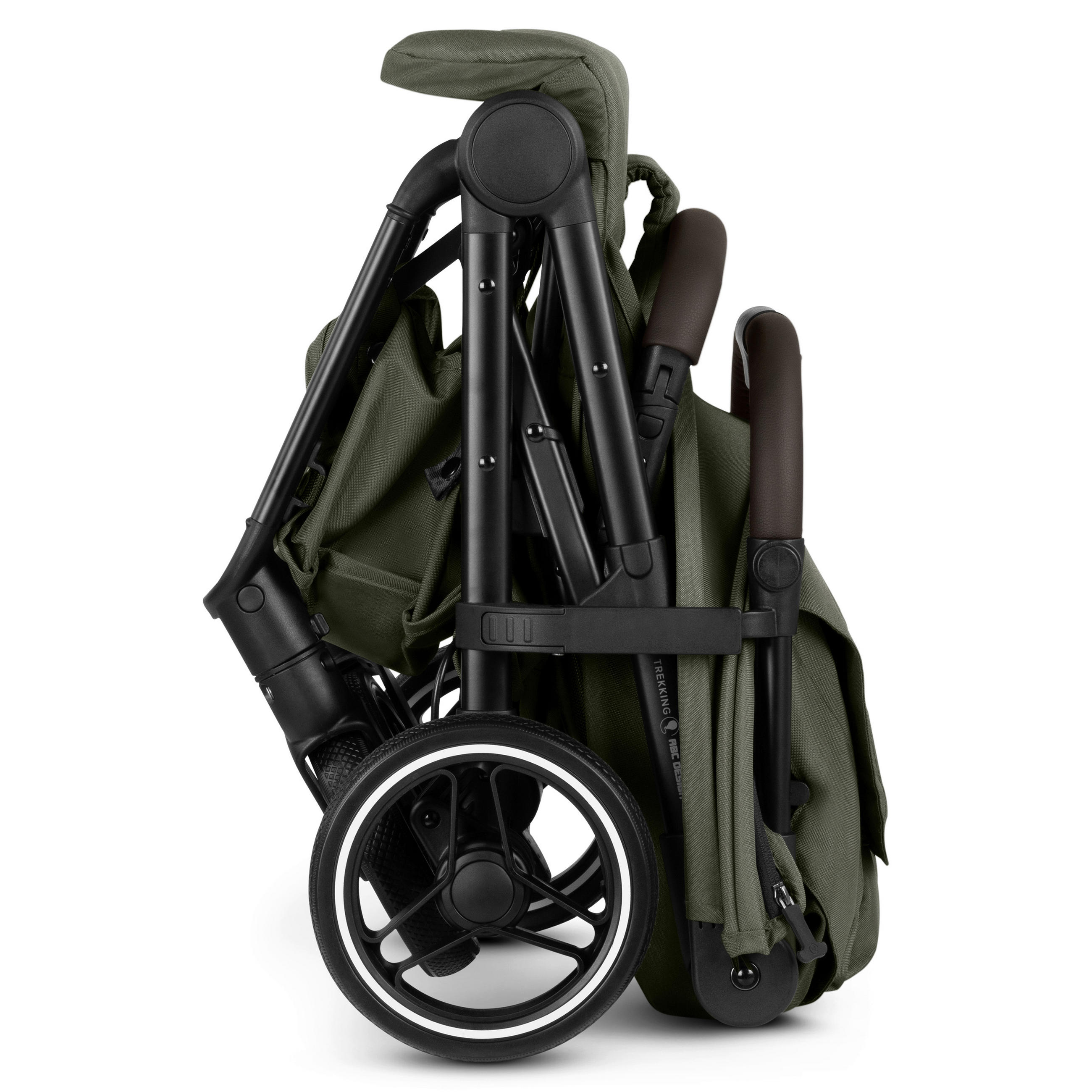 BUGGY Ping 3 Trekking  - Schwarz/Olivgrün, Basics, Textil/Metall (50,5/108/81cm) - ABC Design