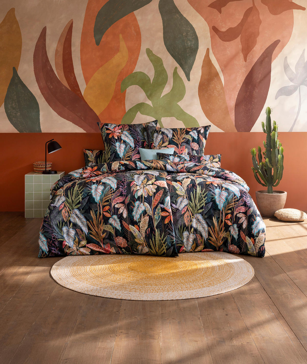 BETTWÄSCHESET Juliane Makosatin 160/210 cm  65 cm/100 cm  - Multicolor, Basics, Textil (160/210cm) - Estella