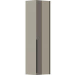 GARDEROBENSCHRANK 43/165/34 cm  - Sandfarben/Taupe, Design, Glas/Holzwerkstoff (43/165/34cm) - Dieter Knoll