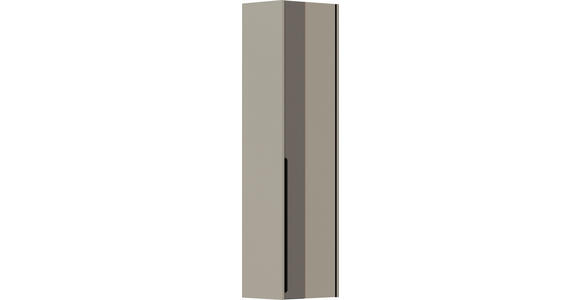 GARDEROBENSCHRANK 43/165/34 cm  - Sandfarben/Taupe, Design, Glas/Holzwerkstoff (43/165/34cm) - Dieter Knoll