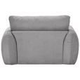 XXL-SESSEL - Schwarz/Grau, KONVENTIONELL, Kunststoff/Textil (132/81/158cm) - Carryhome
