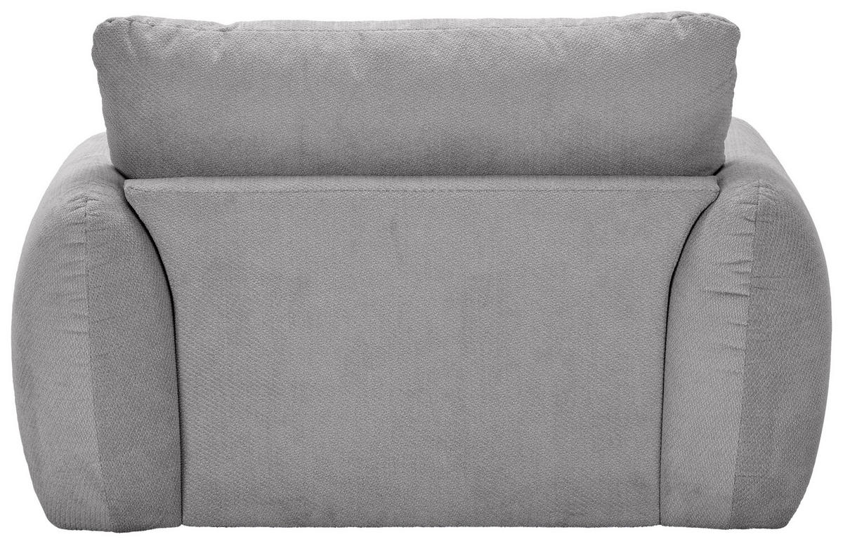 XXL-SESSEL - Schwarz/Grau, KONVENTIONELL, Kunststoff/Textil (132/81/158cm) - Carryhome