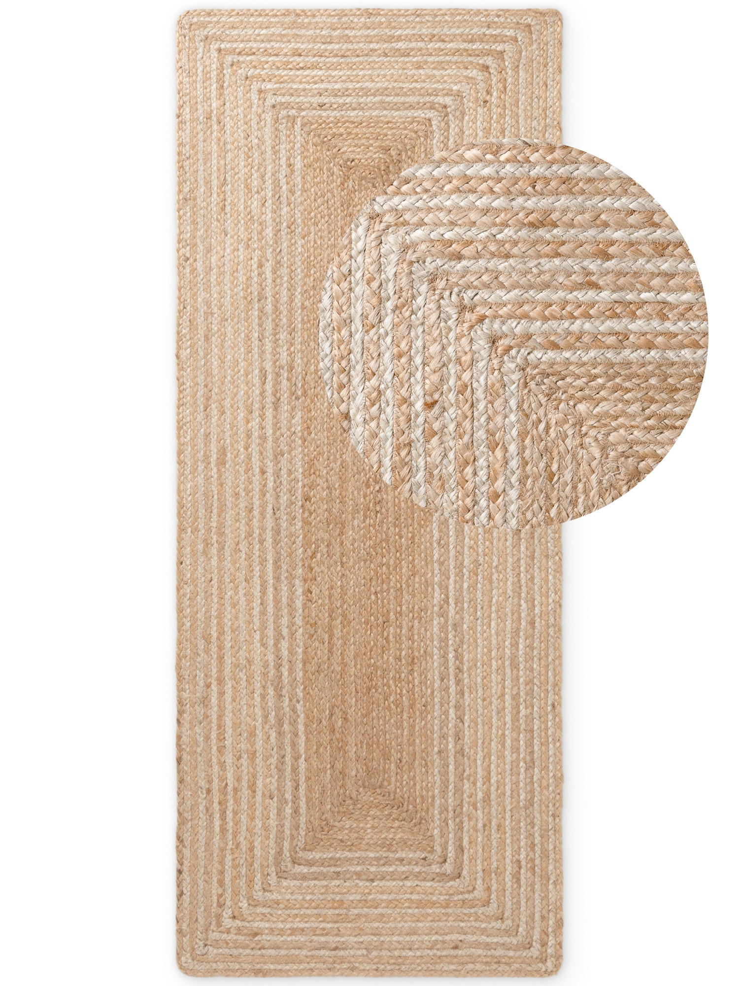 LÄUFER 80/200 cm Juno  - Goldbraun/Creme, Natur, Textil (80/200cm) - Hanse Home