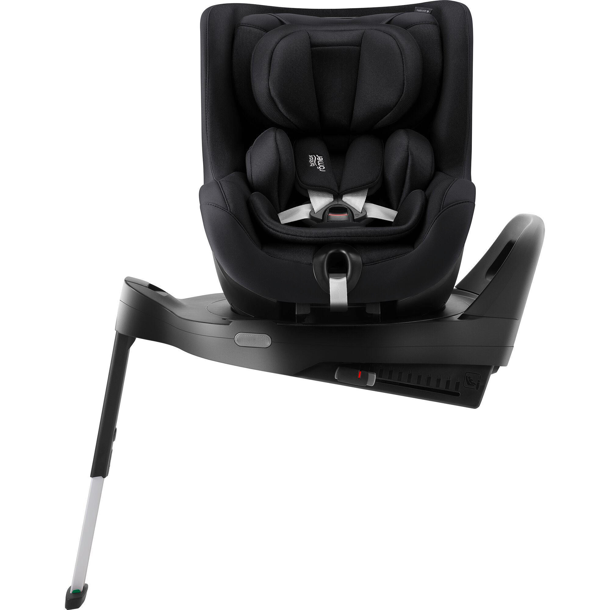 REBOARDER-KINDERSITZ Dualfix Pro  - Schwarz, Basics, Kunststoff/Textil (44/48/74cm) - Britax Römer