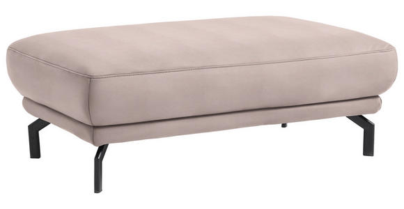 HOCKER in Textil Rosa - Schwarz/Rosa, Design, Textil/Metall (127/46/72cm) - Dieter Knoll