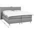 BOXSPRINGBETT 160/200 cm in Schlammfarben - Chromfarben/Schlammfarben, KONVENTIONELL, Leder/Metall (160/200cm) - Esposa BOXSPRINGBETT 160/200 cm in Schlammfarben - Chromfarben/Schlammfarben, KONVENTIONELL, Leder/Metall (160/200cm) - Esposa