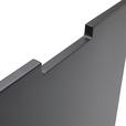 SIDEBOARD in 180/79/40 cm - Anthrazit/Schwarz, Design, Holzwerkstoff/Metall (180/79/40cm) - Novel
