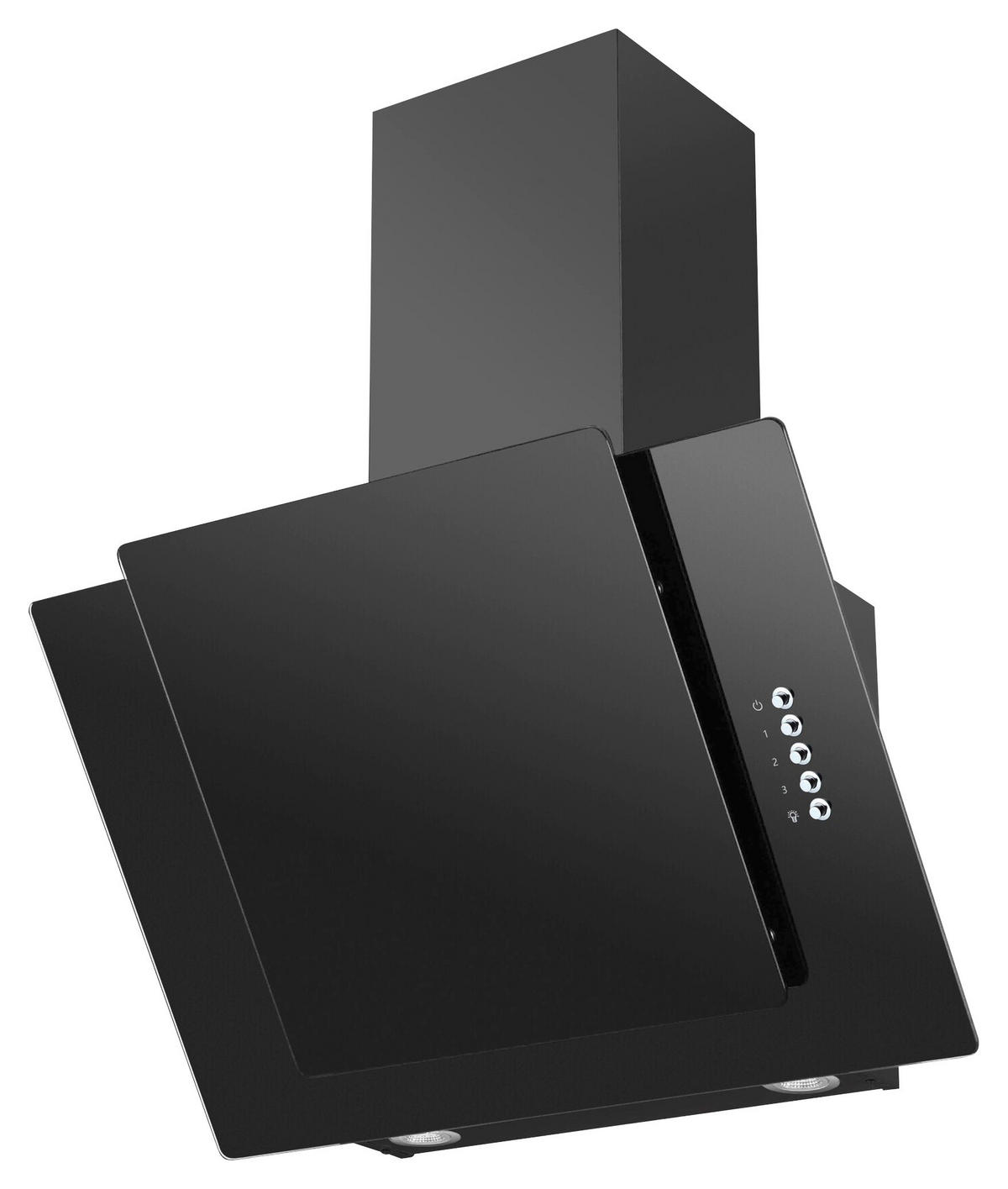 DUNSTABZUGSHAUBE KHF 663 500 S  - Schwarz, LIFESTYLE, Glas/Metall (60/75,8-113,8/38,4cm) - Amica