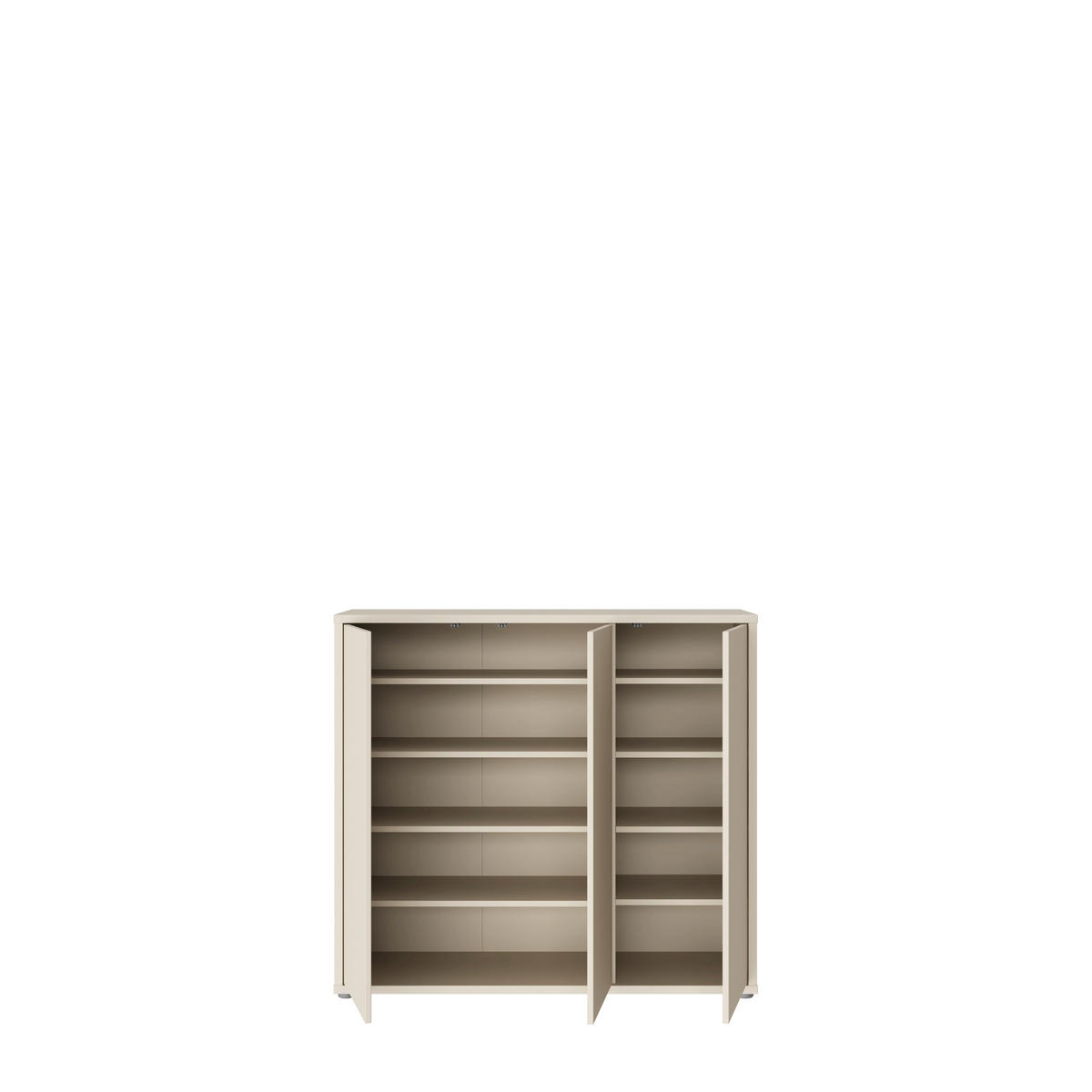 OMARA ZA ČEVLJE peščene barve - peščene barve, Moderno, umetna masa/leseni material (109,2/99,1/34,9cm) - Carryhome