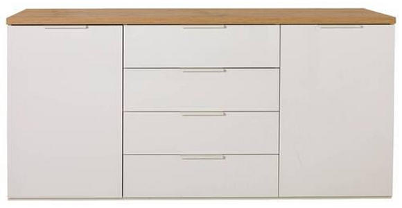 SIDEBOARD 170/82/44 cm  - Weiß Hochglanz/Schwarz, Basics, Holzwerkstoff/Kunststoff (170/82/44cm) - Carryhome