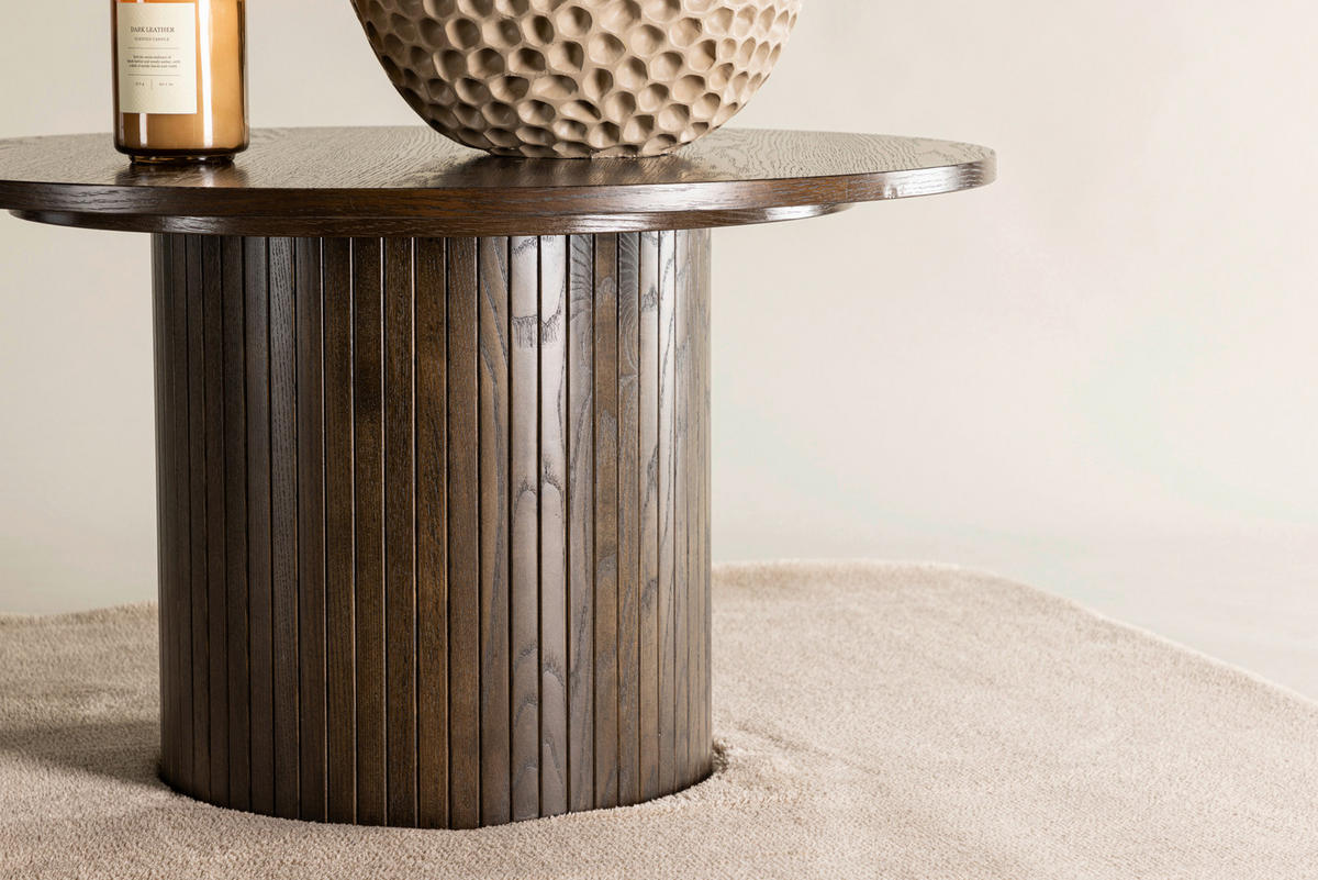 SOFFBORD i trämaterial 80/80/45 cm  - mocca, Design, trämaterial (80/80/45cm) - Livetastic