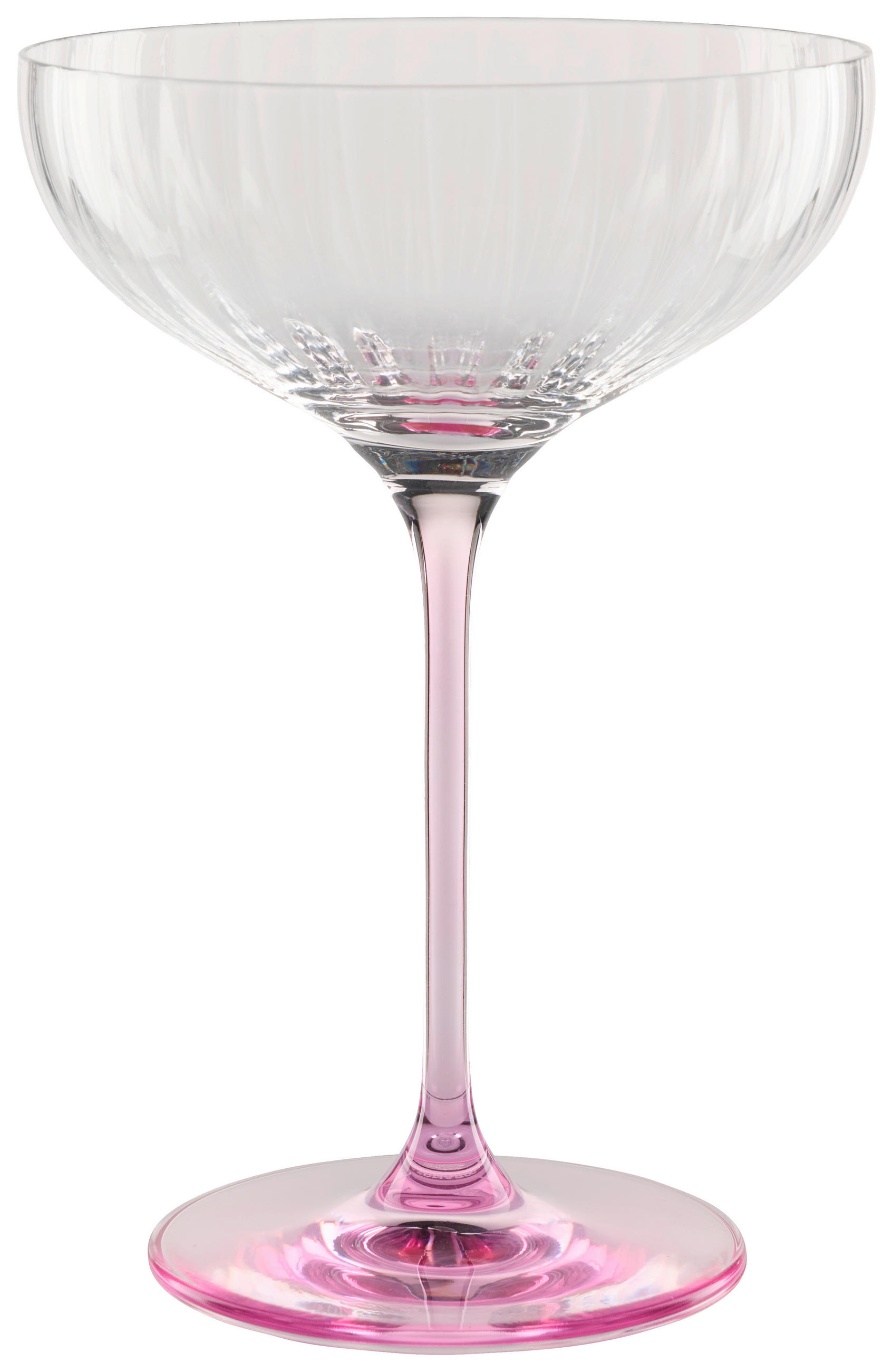 POHÁR NA ŠAMPANSKÉ - ružová, Trend, sklo (260ml) - Leonardo