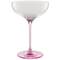 POHÁR NA ŠAMPANSKÉ - ružová, Trend, sklo (260ml) - Leonardo