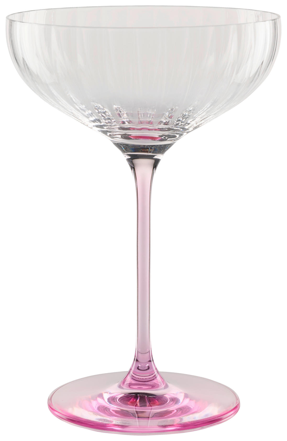POHÁR NA ŠAMPANSKÉ - ružová, Trend, sklo (260ml) - Leonardo