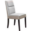 STUHL Webstoff Hellgrau, Beige Buche vollmassiv  - Beige/Hellgrau, KONVENTIONELL, Holz/Textil (46/?93/61cm) - Novel
