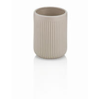 ZAHNPUTZBECHER Keramik  - Grau, Basics, Keramik (7,5/10cm) - Kela